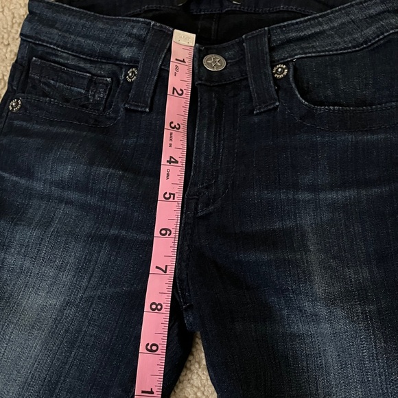 Big Star Alex Skinny Jeans, medium wash with fade, 00-0, 23-24, like new - Picture 5 of 9